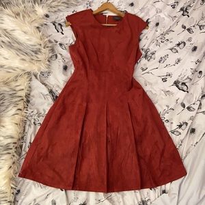 Velvety Trending Pleated Schoolgirl Style Dress